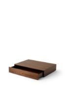 Billede af New Works Mass Wide Coffee Table w. Drawer 103 x 75 cm - Walnut