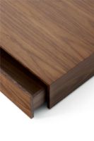 Billede af New Works Mass Wide Coffee Table w. Drawer 103 x 75 cm - Walnut