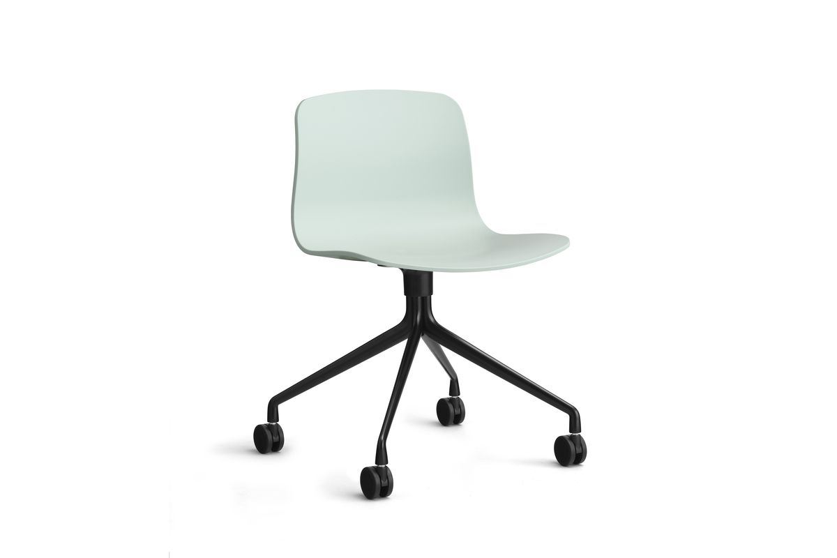 Billede af HAY AAC 14 About A Chair SH: 46 cm - Black Powder Coated Aluminium/Dusty Mint