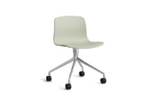 Billede af HAY AAC 14 About A Chair SH: 46 cm - Polished Aluminium/Pastel Green