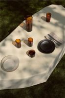 Billede af Ferm Living Oli Water Glass Low Ø: 8 cm - Amber