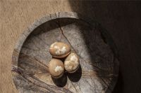 Billede af Ferm Living Scape Bowl Ø: 30 cm - Brown Marble