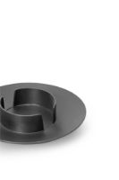 Billede af Ferm Living Block Candle Holder Ø: 11 cm - Black Brass