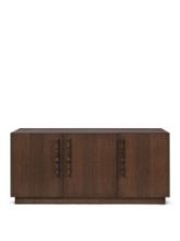 Vis detaljer for Ferm Living Unda Sidebord 146x50 cm - Dark Stained Oak Billede af Ferm Living Unda Sidebord 146x50 cm - Dark Stained Oak