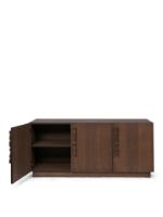 Billede af Ferm Living Unda Sidebord 146x50 cm - Dark Stained Oak