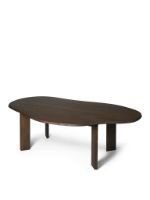Billede af Ferm Living Tarn Dining Table Ø: 220 cm - Dark Stained Beech 