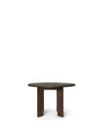 Billede af Ferm Living Tarn Dining Table Ø: 115 cm - Dark Stained Beech 
