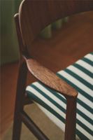 Billede af Bent Hansen Asger Stol M. Polstring H: 80 cm - Røget Olieret Eg/Vils 22-100/151 