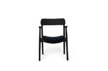 Billede af Bent Hansen Asger Stol M. Polstring H: 80 cm - Sortbejdset Eg/ 30-999/355 Langeland Nord F 