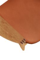 Billede af Bent Hansen Asger Loungestol M. Polstring H: 77,5 cm - Olieret Eg/ Zenso2 223 Cognac Læder