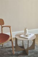 Billede af Bent Hansen Asger Loungestol M. Polstring H: 77,5 cm - Olieret Eg/ Zenso2 223 Cognac Læder