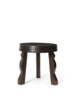 Billede af Ferm Living Faye Stool H: 30 cm - Dark Stained Mango 