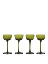 Billede af Ferm Living Host Liqueur Glasses Set of 4 - Moss Green