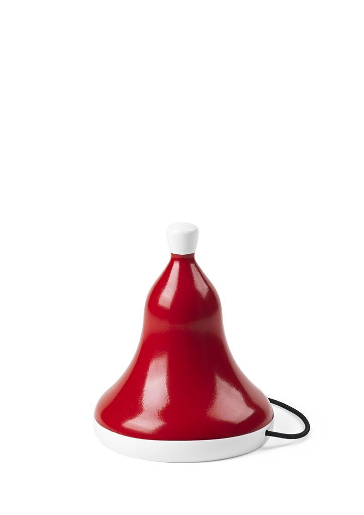 Billede af Kay Bojesen Nissehue Mellem Ø: 7 cm - Rød/hvid