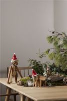 Billede af Kay Bojesen Nissehue Mellem Ø: 7 cm - Rød/hvid