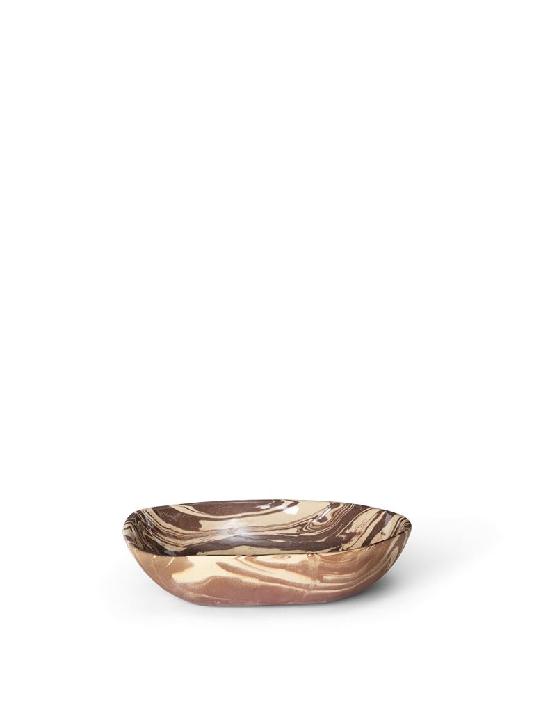 Billede af Ferm Living Ryu Bowl B: 28 cm - Sand/Brown 