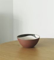 Billede af Normann Copenhagen Line Skål Ø: 23 cm - Sort/Creme