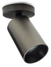 Billede af ANTIDARK SpotOn Circle1 Væg/loftlampe Ø: 8 cm - Titanium