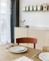 Billede af Fredericia Furniture 3239 J39 Mogensen Spisebordsstol SH: 46 cm - Heritage Red Bøg/Naturfarvet Flet