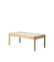 Billede af FDB Møbler C44 Sofabord M. Vendbar Bordplade 120x60 cm - Beige/Sort Laminat