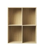 Billede af FDB Møbler B98 Bogkasse 54x72 cm - Lakeret Eg 