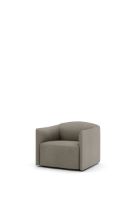 Billede af New Works Shore Lounge Chair Extended Base SH: 38 cm - Marlon/Taupe