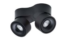 Billede af ANTIDARK Easy Double Væg/Loftlampe W2100 LED 2700K W. Hole Ø: 10 cm - Black