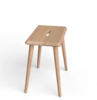 Billede af VIA Copenhagen Otto Stool 39x25x35cm - Oiled Oak