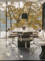 Billede af Vipp Limited Edition 452 Swivel Stol Gliders SH: 44,5 cm - Curly 07/Umber 