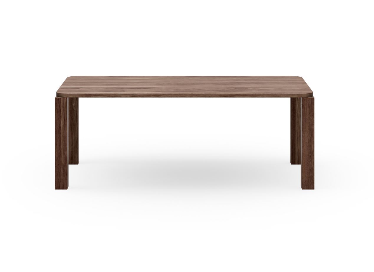 Billede af New Works Atlas Dining Table 200x95 cm - Fumed Oak