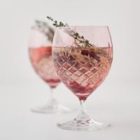 Billede af Frederik Bagger Crispy Eightball Glas 2 stk 55 cl - Topaz/Pink
