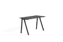 Billede af HAY CPH 90 Desk 130x65x74 cm - Black Lacquered Solid Oak/Black Linoleum