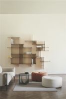 Billede af Bent Hansen Belly Puf Ø: 80 cm - Davos Læder Brown