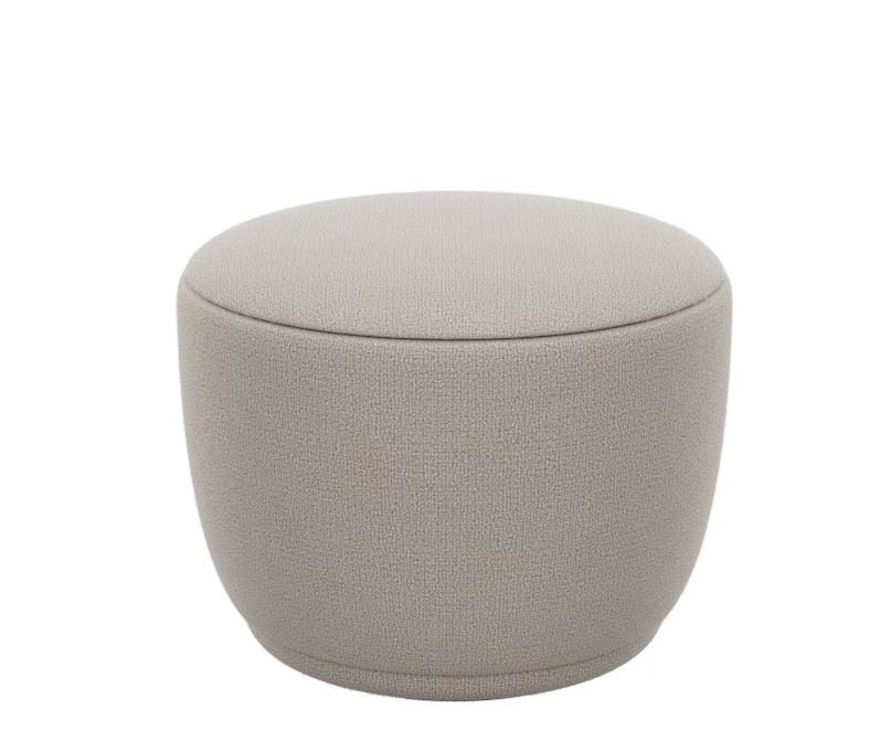 Billede af Blomus KUON Pouf Højde: 45 cm - Bouclé/Desert