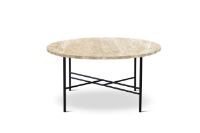 Billede af Bent Hansen Metro Sofabord Ø: 80 cm - Emperador Beige