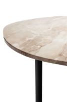 Billede af Bent Hansen Metro Sofabord Ø: 80 cm - Emperador Beige
