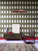 Billede af Montana Pantonova Convex Loungestol SH: 40 cm - Black Red