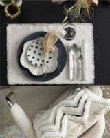 Billede af Nordal ALBERT Stol SH: 48 cm - Stainless Steel/Råhvid Teddy 