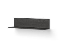 Billede af New Works Tana Wall Shelf 75x18,6 cm - Black Stained Oak