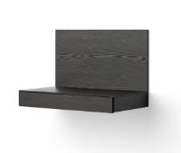 Billede af New Works Tana Wall Mounted Desk 84,8x47,3 cm - Black Stained Oak