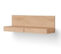 Billede af New Works Tana Wall Mounted Media Module 130x35,2 cm - Oak