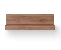 Billede af New Works Tana Wall Mounted Media Module 130x35,2 cm - Walnut