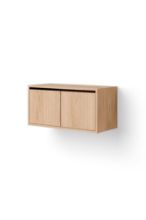 Billede af New Works Cabinet Low w. Doors 38,4x79 cm - Oak 