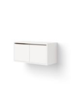 Billede af New Works Cabinet Low w. Doors 38,4x79 cm - White