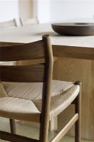 Billede af Bernstorffsminde Møbelfabrik BM1 Stol SH: 46 cm - Oliebehandlet Røget Eg/Natur Flet