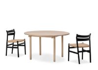 Billede af Bernstorffsminde Møbelfabrik Brú Spisebord Rundt Ø: 130 cm - Sæbebehandlet Eg