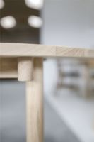 Billede af Bernstorffsminde Møbelfabrik Brú Spisebord Rundt Ø: 130 cm - Sæbebehandlet Eg