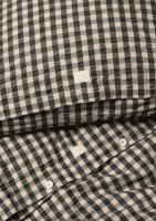 Billede af Juna Bæk&Bølge Sengetøj inkl. Pudebetræk 140x200 cm - Sort/Sand