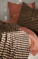 Billede af Juna Bæk&Bølge Sengetøj inkl. Pudebetræk 140x200 cm - Sort/Sand