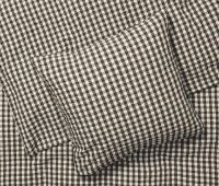 Billede af Juna Bæk&Bølge Sengetøj inkl. Pudebetræk 140x220 cm - Sort/Sand 